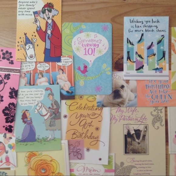 100 New Assorted Hallmark Cards - Birthday, Anniversary, Wedding, Get Well etc - Picture 3 of 3